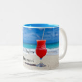 Tasse 2 Couleurs Life Begins at Retirement (Devant droit)