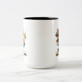 Tasse 2 Couleurs Life Is Brew-tiful Funny Beer Cartoon Tee (Centre)