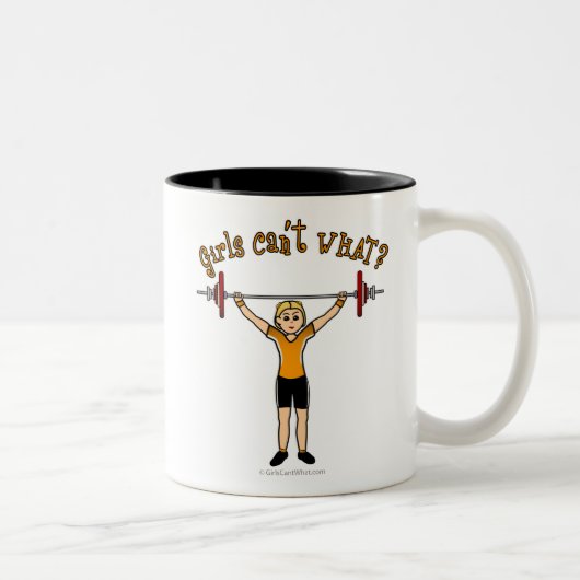 Tasse 2 Couleurs Lifter de poids (Blonde) (Droit)