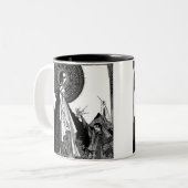 Tasse 2 Couleurs Ligeia d'Edgar Allan Poe (Devant gauche)