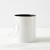 Tasse 2 Couleurs Ligne portrait de Platon (Centre)