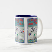 Tasse 2 Couleurs Ligne-Tasse orientale d'air (Devant droit)