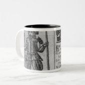 Tasse 2 Couleurs Lignes de frontispice et d'ouverture (Devant gauche)