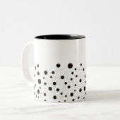 Tasse 2 Couleurs Lignes et points (Devant gauche)