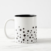 Tasse 2 Couleurs Lignes et points (Gauche)