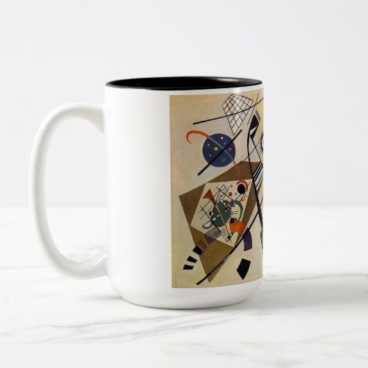 Tasse 2 Couleurs Lignes transversales (Gauche)