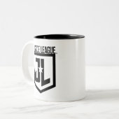 Tasse 2 Couleurs Ligue de Justice | Bouclier JL (Devant gauche)