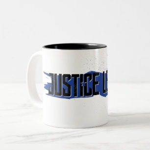 Tasse 2 Couleurs Ligue de Justice Logo de la Ligue de justice des
