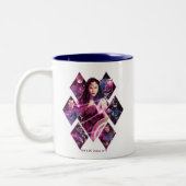 Tasse 2 Couleurs Ligue de Justice | Panneaux de groupe galactique d (Gauche)