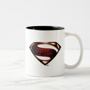 Tasse 2 Couleurs Ligue de Justice   Symbole de superman métallique