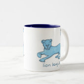 Tasse 2 Couleurs Ligue de lion (Devant droit)