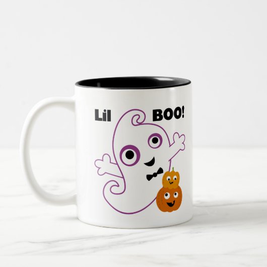 Tasse 2 Couleurs Lil BOO Halloween (Gauche)