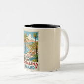 Tasse 2 Couleurs L'île de Catalina (Devant droit)