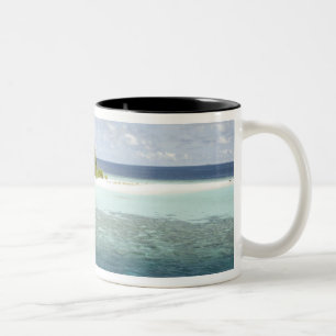Tasse 2 Couleurs L'île de Dhiggiri, l'atoll d'Ari Sud, les Maldive