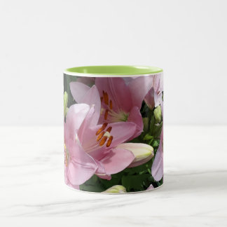Tasse 2 Couleurs Lilies roses