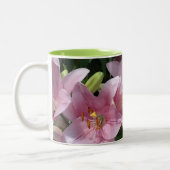 Tasse 2 Couleurs Lilies roses (Gauche)