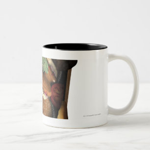 Tasse 2 Couleurs L'illustration d'un cercueil a rempli d'aliments