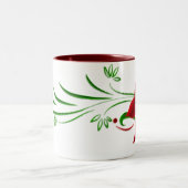 Tasse 2 Couleurs Lily Mug, Gazer de l'étoile rouge (Centre)