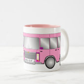 Tasse 2 Couleurs Limousine rose de partie (Devant droit)