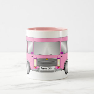 Tasse 2 Couleurs Limousine rose de partie