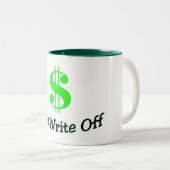 Tasse 2 Couleurs L'impôt amortissent (Devant droit)
