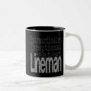 Tasse 2 Couleurs Lineman Extraordinaire