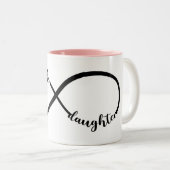 Tasse 2 Couleurs L'infini de la fille mère (Devant droit)