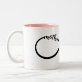 Tasse 2 Couleurs L'infini de la fille mère (Gauche)