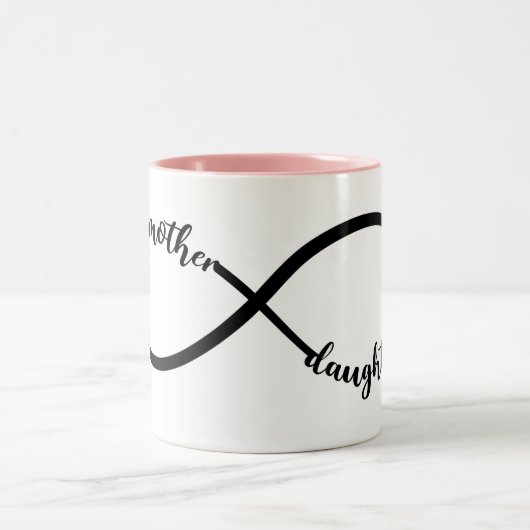 Tasse 2 Couleurs L'infini de la fille mère (Centre)