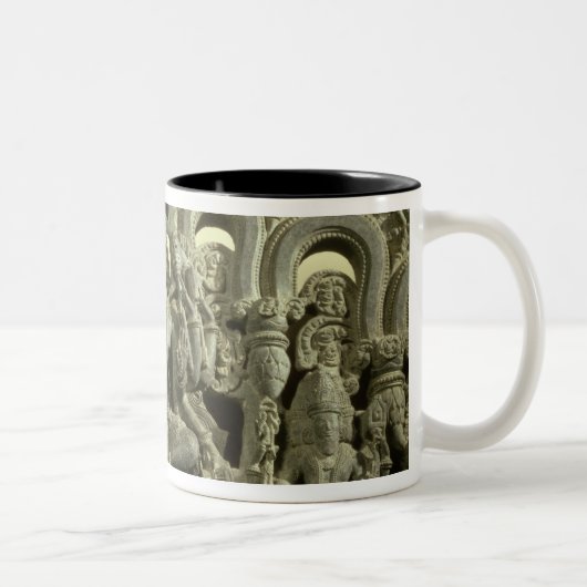 Tasse 2 Couleurs Linteau dépeignant la trinité : Siva, Brahma et (Droit)