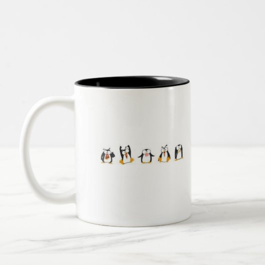Tasse 2 Couleurs Linux (Gauche)