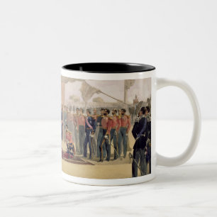 Tasse 2 Couleurs L'investiture de l'ordre de Bath, plat franc