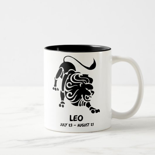 Tasse 2 Couleurs Lion (Droit)