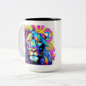 Tasse 2 Couleurs lion (Devant gauche)