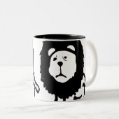 Tasse 2 Couleurs Lion (Devant droit)
