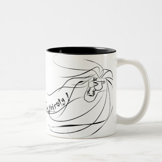 Tasse 2 Couleurs lion (Droit)