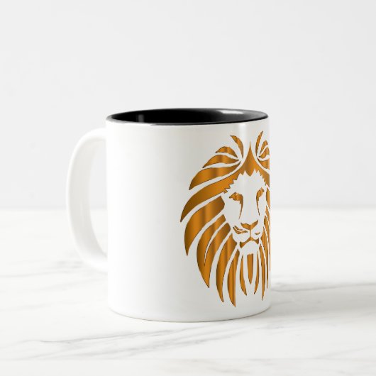 Tasse 2 Couleurs Lion (Devant gauche)