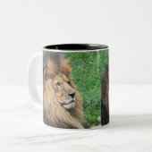 Tasse 2 Couleurs Lion 001 (Devant gauche)