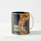 Tasse 2 Couleurs Lion 013 (Devant droit)