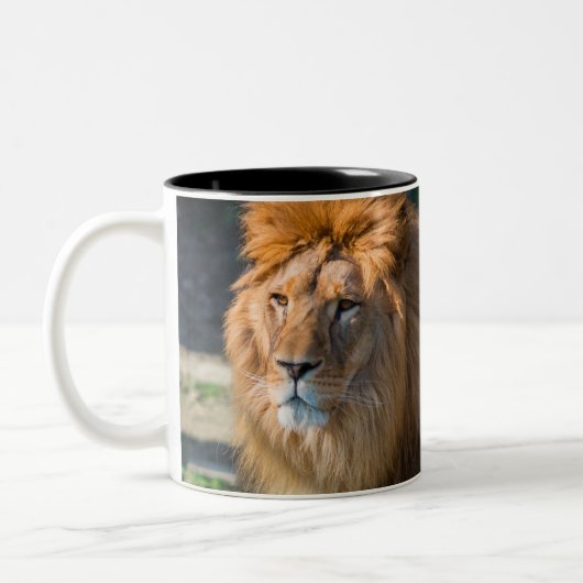 Tasse 2 Couleurs Lion 013 (Gauche)
