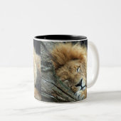 Tasse 2 Couleurs Lion 036 (Devant droit)