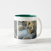 Tasse 2 Couleurs Lion bébés (Devant droit)
