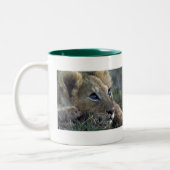 Tasse 2 Couleurs Lion bébés (Gauche)