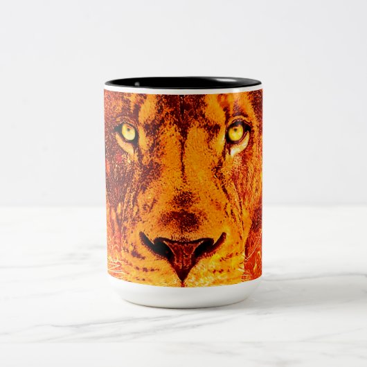 Tasse 2 Couleurs Lion brûlant (Centre)