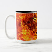 Tasse 2 Couleurs Lion brûlant (Gauche)
