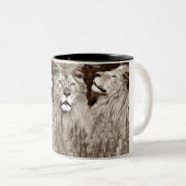 Tasse 2 Couleurs Lion, Courage, Puissance&Force_ (Devant droit)