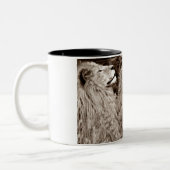 Tasse 2 Couleurs Lion, Courage, Puissance&Force_ (Gauche)