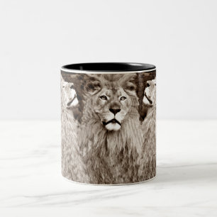 Tasse 2 Couleurs Lion, Courage, Puissance&Force_