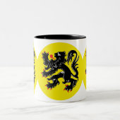Tasse 2 Couleurs Lion flamand de Flandre (roman) (Centre)