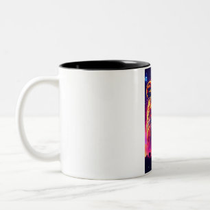 Tasse 2 Couleurs Lion imprimé en boug
